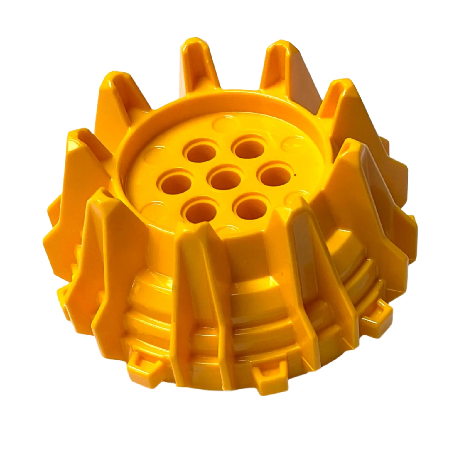 Wheel Hard Plastic with Small Cleats and Flanges, Part# 64712 - Image 7