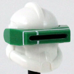 White Print Green Macrobinoculars- CAC