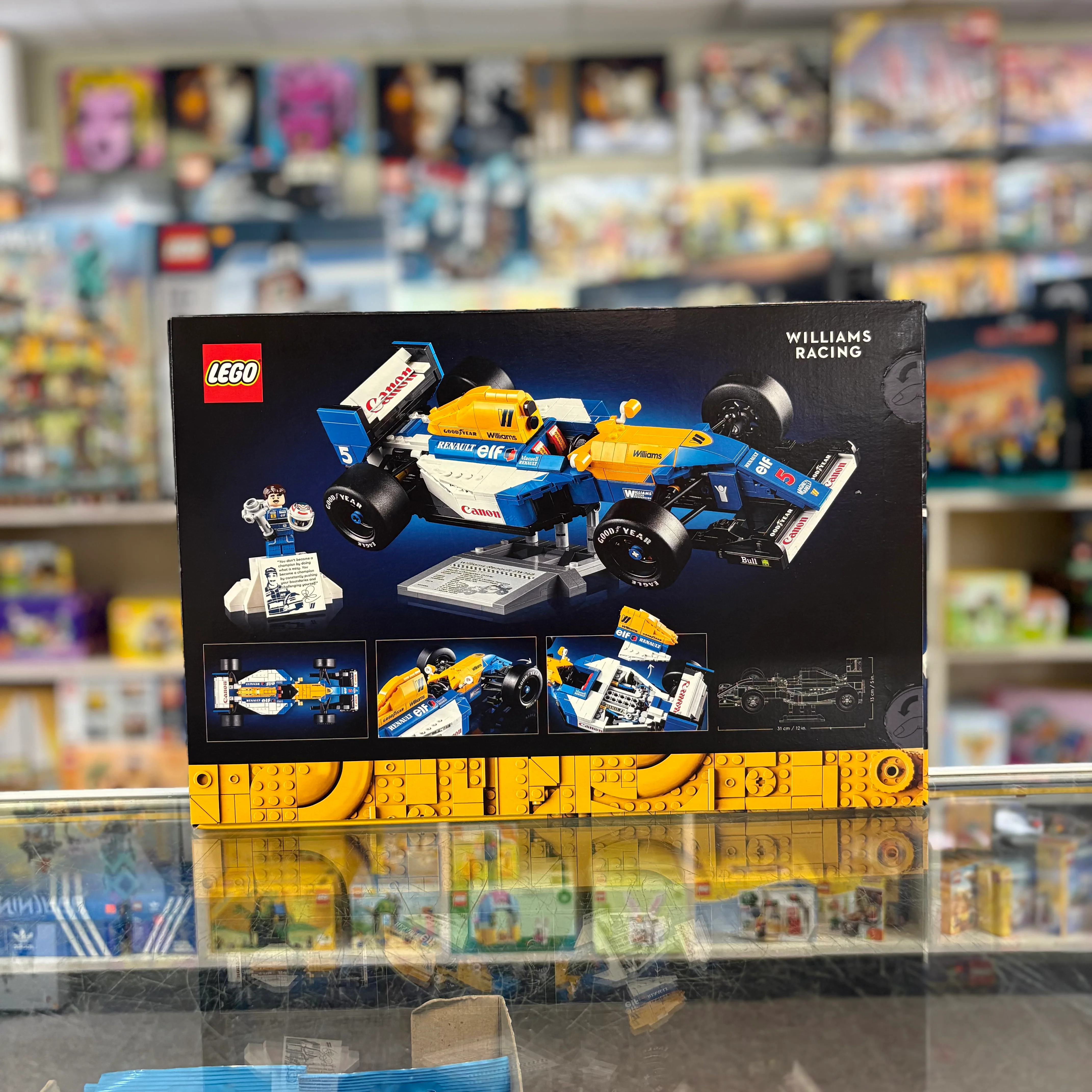 Williams Racing FW14B & Nigel Mansell, 10353 - LEGO® Icons set - Image 2