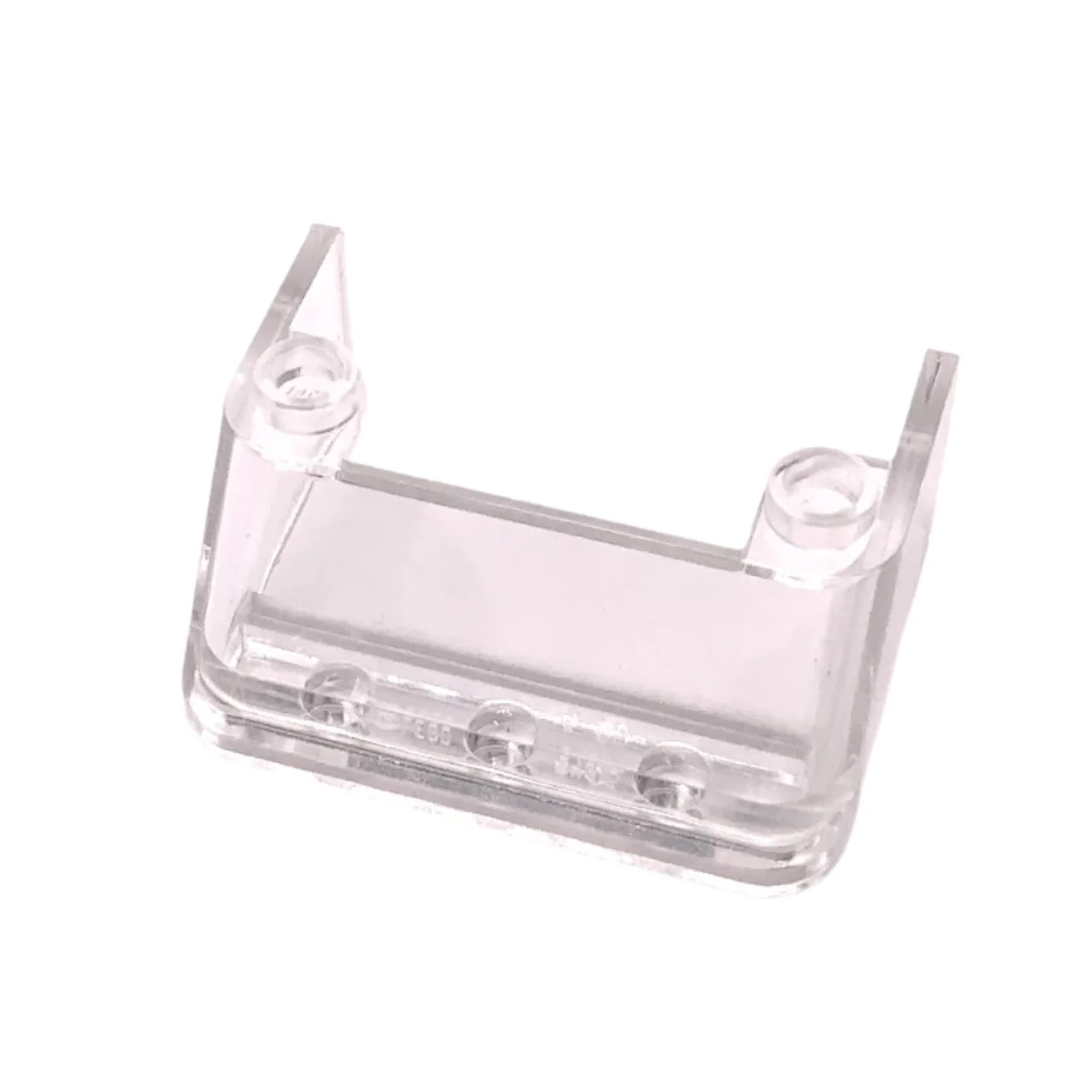 Windscreen 3 x 4 x 1 1/3 with 2 Studs on Top, Part# 2437 - Image 2