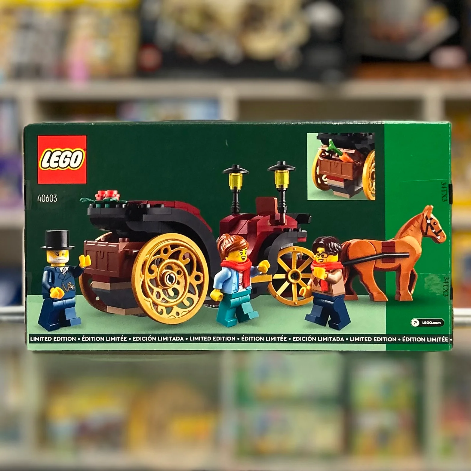 Wintertime Carriage Ride, 40603 - LEGO® Holiday Set - Image 2