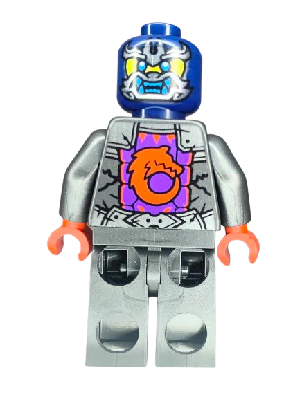 Wolf Mask Warrior - Dark Purple and Red Mask, njo0895 - LEGO® Ninjago Minifigure - Image 2