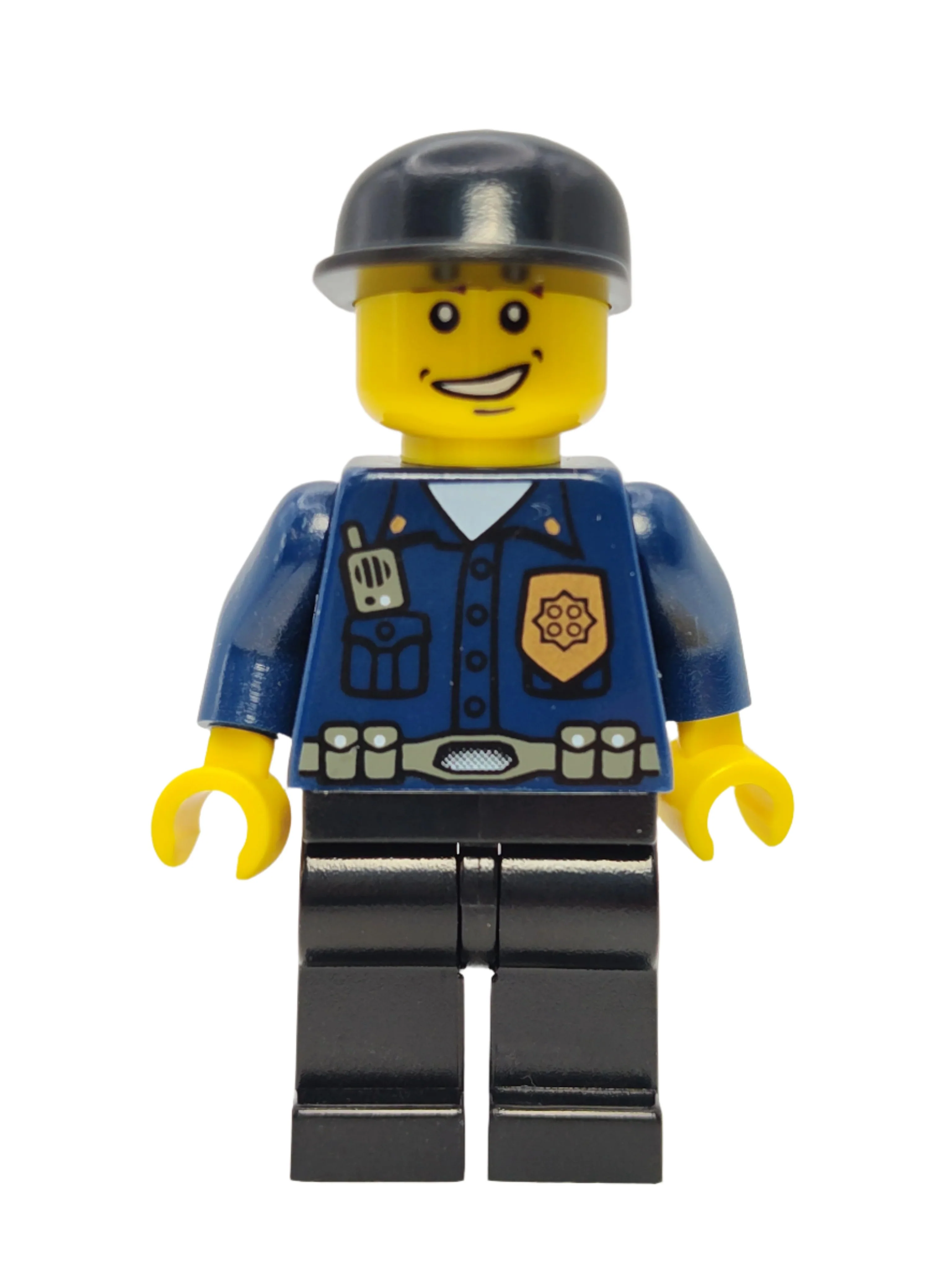 World City Patrolman - Dark Blue Shirt with Badge and Radio, wc005