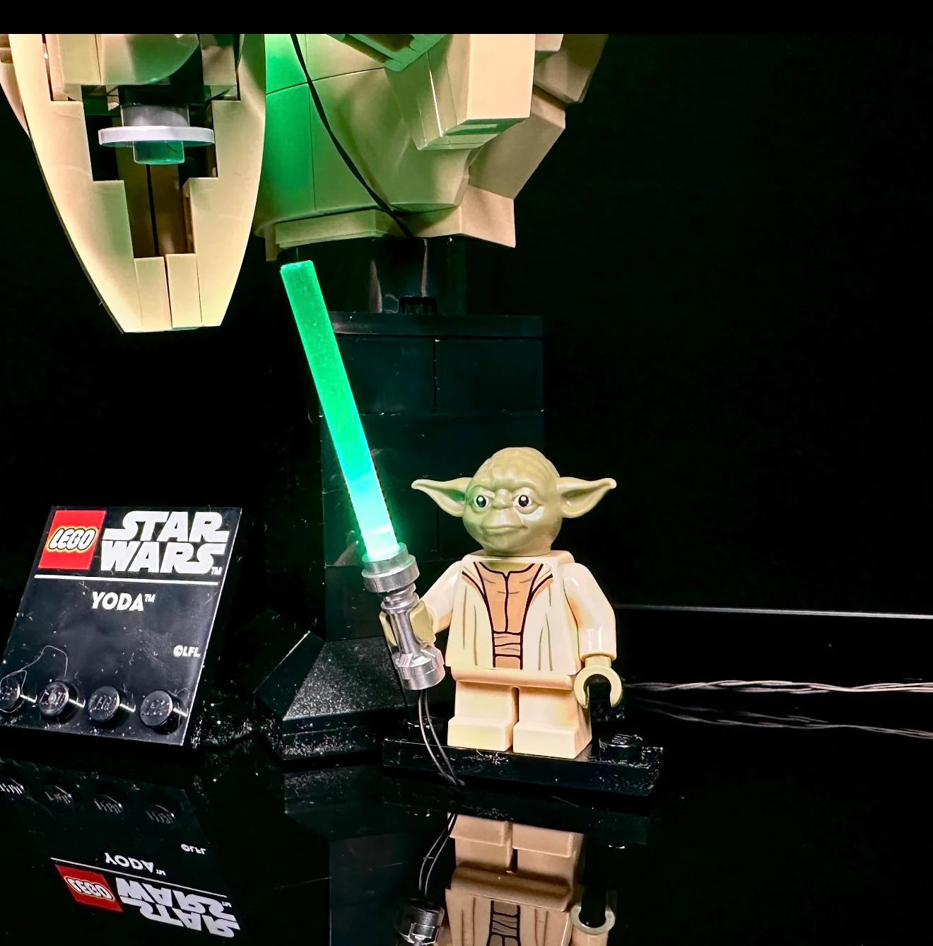 Yoda Bust 75438 Custom Lighting Kit for LEGO® Set - Image 5