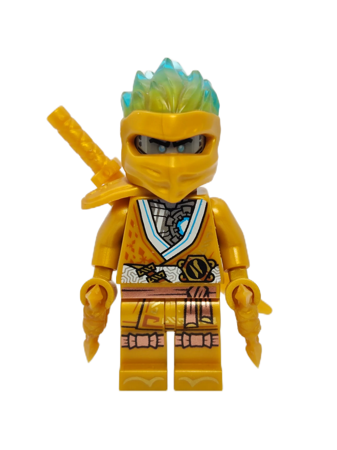Zane (Golden Ninja) - Legacy, njo0710 - LEGO® Ninjago Minifigure - Image 2