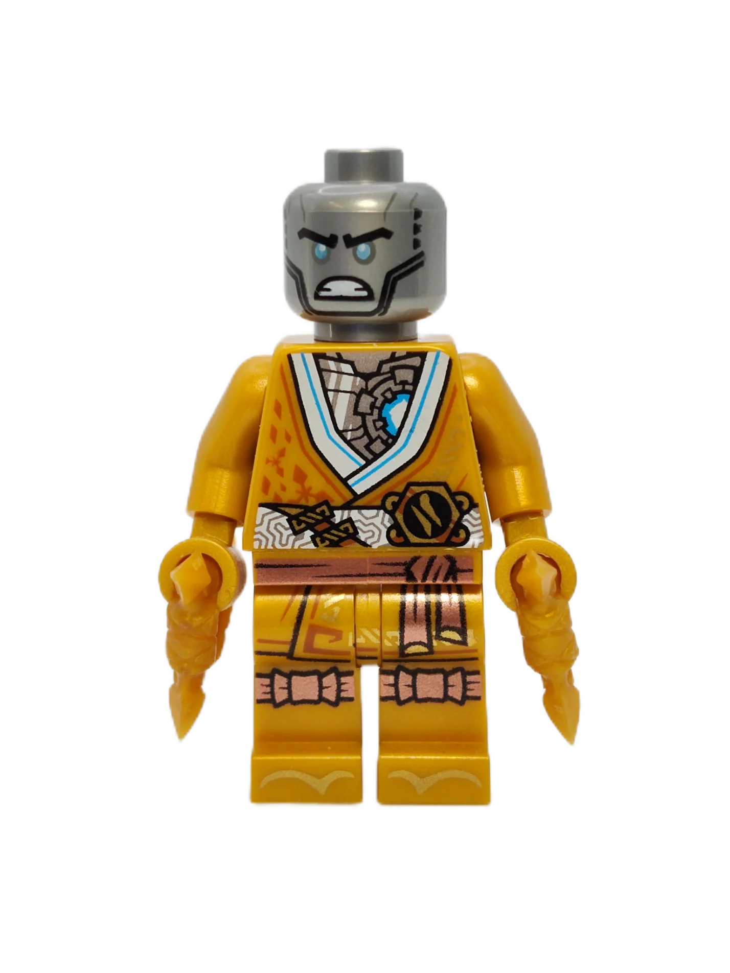 Zane (Golden Ninja) - Legacy, njo0710 - LEGO® Ninjago Minifigure - Image 6