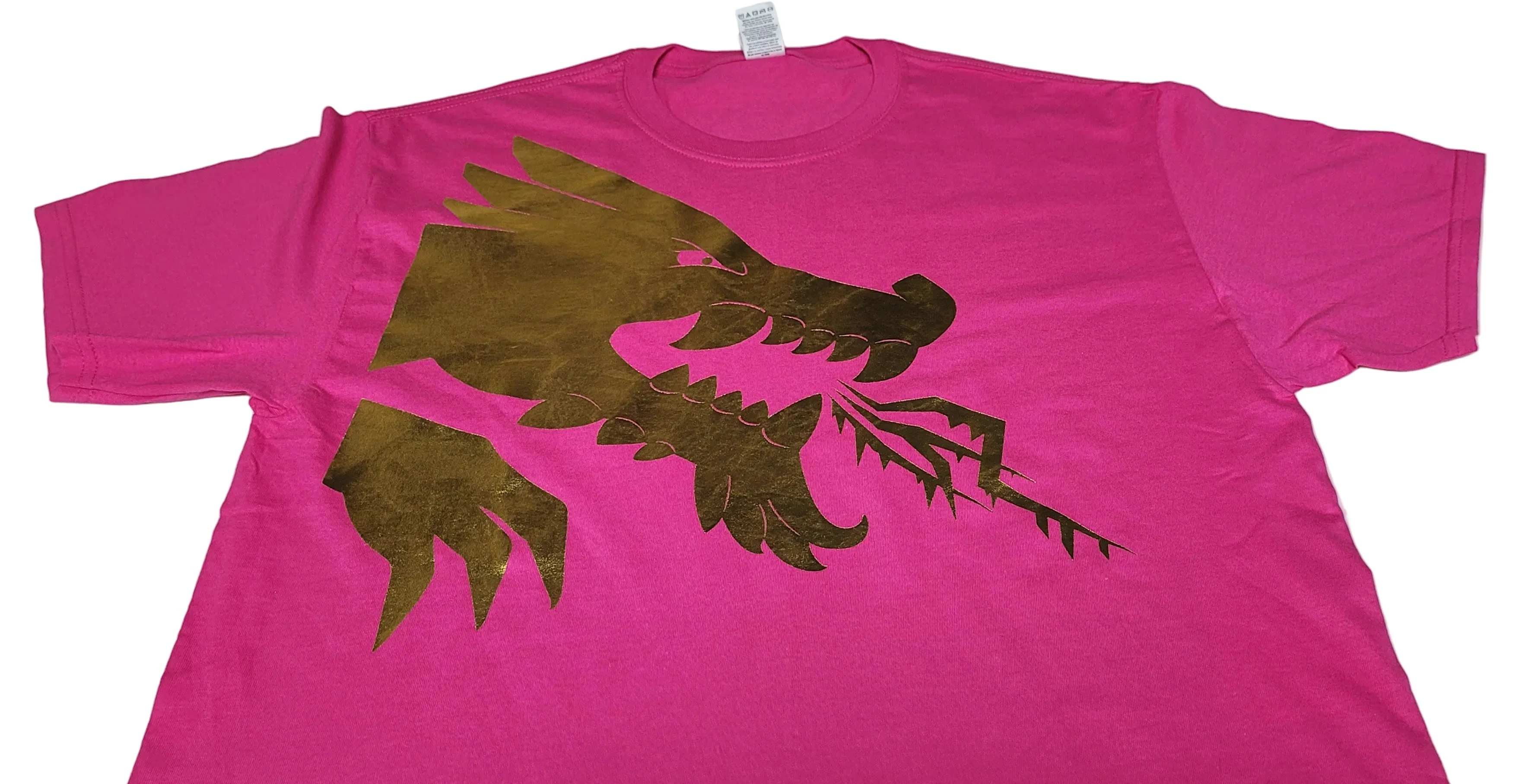Zane Ice Dragon Pink T-Shirt - Image 2