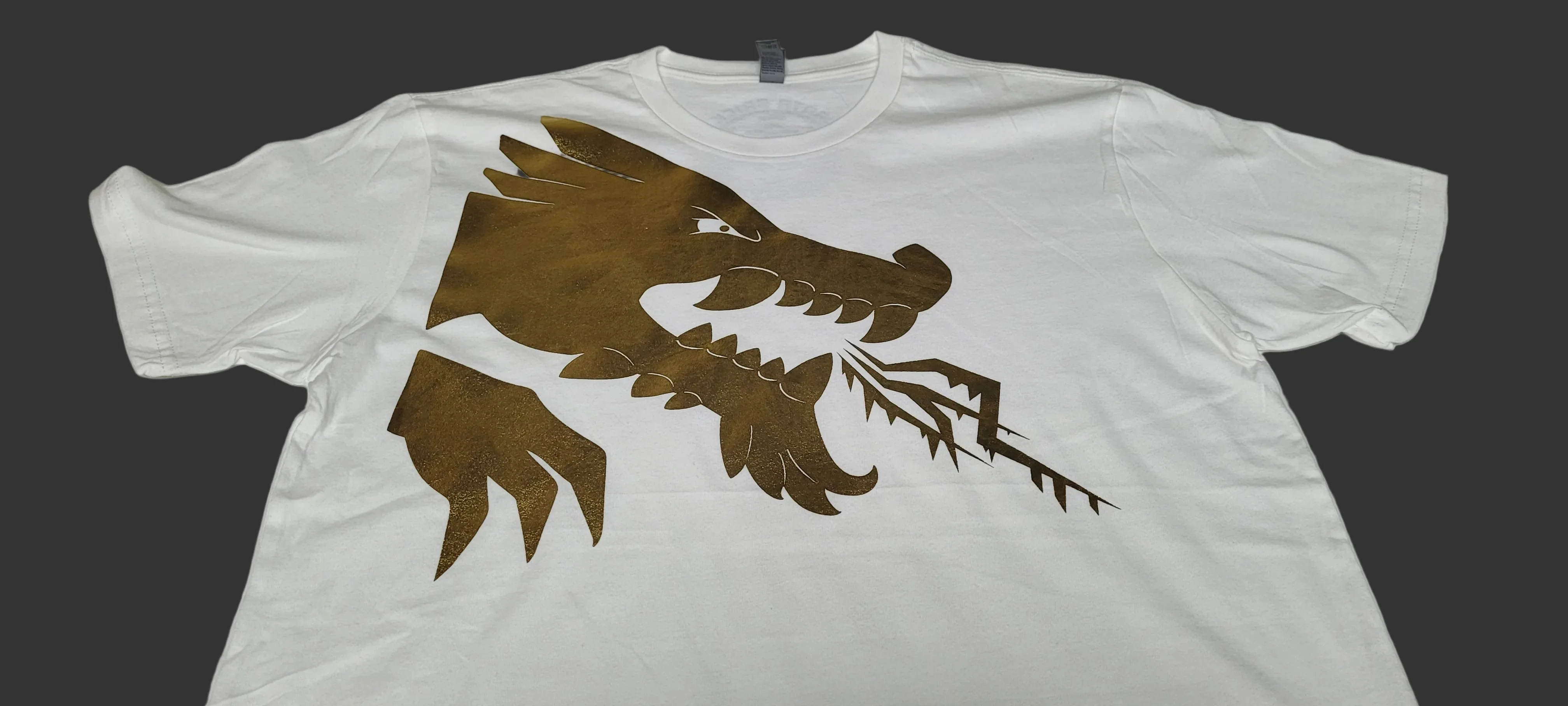Zane Ice Dragon White T-Shirt - Image 2