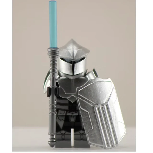 ZCOOL SILVER KNIGHT Custom Printed SW Minifigure - Image 2